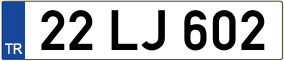 Truck License Plate